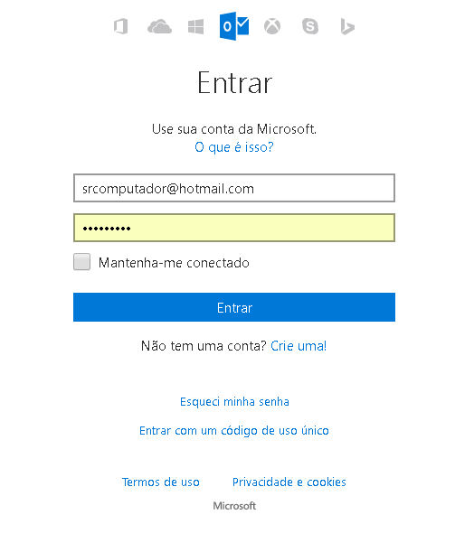 Como recuperar a senha de e-mail do Windows